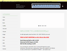 Tablet Screenshot of lambodoors4u.com